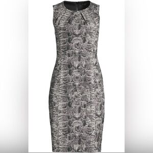 Kobi Halperin Beatrice Python Print Dress sz 10